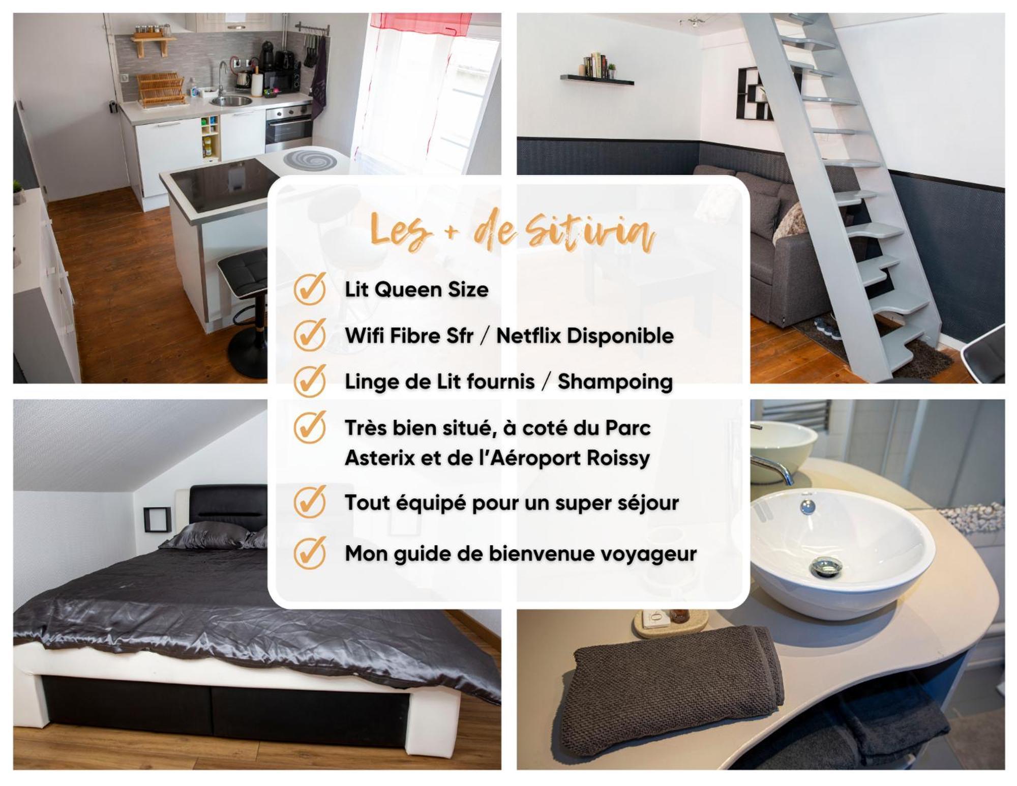 La Chapelle-en-Serval The Private Apartment Roissy 15 Min Parc Asterix Chantilly מראה חיצוני תמונה